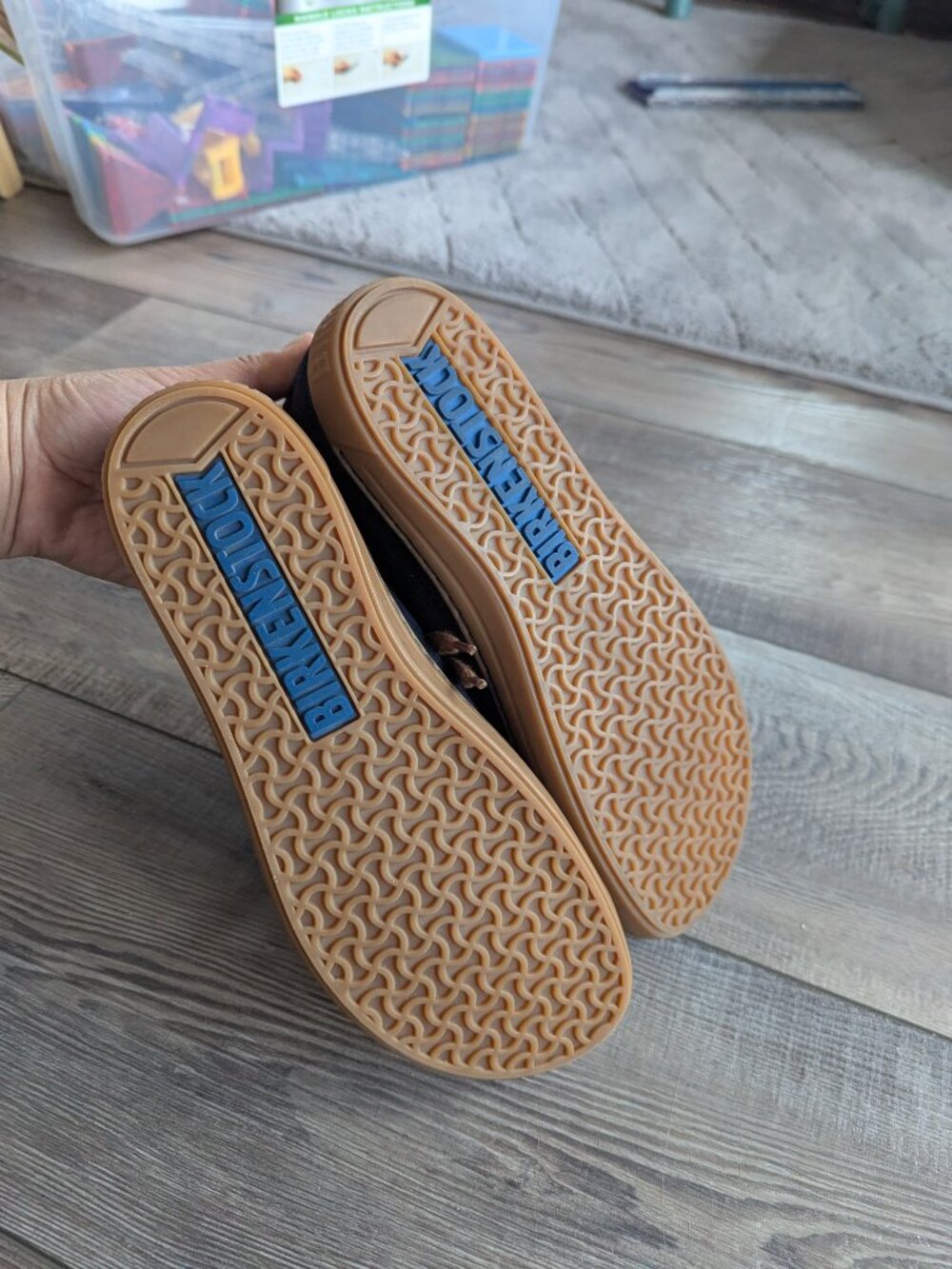 Birkenstock Unisex Arran Low Profile Support Footbed Sneaker Shoes Denim 38 - Picture 8 of 8